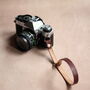 Personalised Leather Camera Wrist Strap, thumbnail 2 of 10