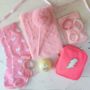Gift Box For Girls – Fluffy Notebook And Self Care Treats – Pink Edition, thumbnail 2 of 9