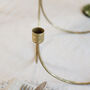 Gold Wave Four Section Candle Holder, thumbnail 5 of 5