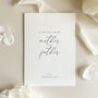 Luxury 'Letter To My Mother And Father On My Wedding Day' Card, Elegant Calligraphy Design, thumbnail 8 of 11