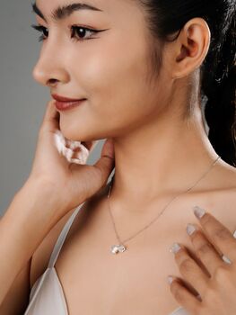 Sterling Silver 925 Lily Of The Valley Pendant Necklace, 11 of 12