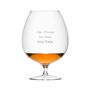 Personalised Bar Brandy Glass, thumbnail 1 of 6