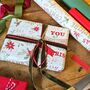 Merry And Bright Retro Christmas Gift Wrap | 3 M Roll, thumbnail 1 of 3