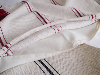 Handwoven Natural Cotton Cushion Cover, 5 of 5