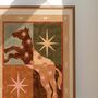 ‘Celestial Horse One’, Colourful Western Art Print Rodeo Cowgirl Cowboy Poster, thumbnail 3 of 3