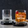 Personalised Engraved Glass Tumbler, Custom Cocktail Glass Gift For Friends, thumbnail 3 of 9