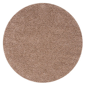 The Rugs Plain Beige Shaggy Rug, 11 of 12