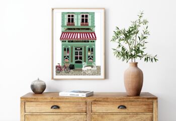 French Patisserie Shop Front Print, 2 of 4