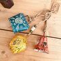Set Of Three Hand Painted Cow Bells Hanging Decor, thumbnail 3 of 12