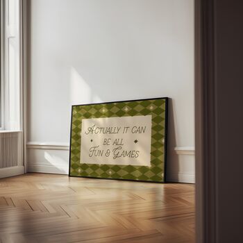 Fun And Games | Family Wall Print, 2 of 2