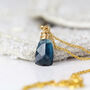 Kyanite Pendant In Gold, Rose Gold Or Silver, thumbnail 1 of 10