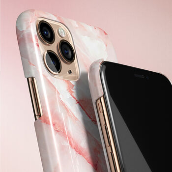 Bright Pink Marble Case For iPhone, 2 of 4