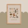 Woodland Adventure Forest Animals Art Print, thumbnail 1 of 6