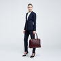 Women's Premium Leather Laptop Handbag 'Fiorella', thumbnail 1 of 12