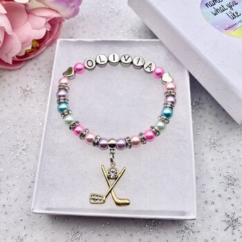 Personalised Golf Bracelet Golfers Gift, 4 of 7