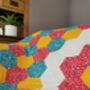 Bright Sofa Throw, Double Bed Quilted Blanket, thumbnail 6 of 11