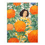 Marvellous Marigolds Orange Flowers Wall Art Print, thumbnail 6 of 6