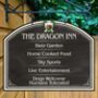 Dragon Inn Personalised Home Pub Sign Man Cave Sign, thumbnail 3 of 9