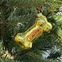 Personalised Dog Bone Christmas Tree Decoration With Gift Box, thumbnail 3 of 7