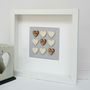 First Wedding Anniversary Paper And Pottery Love Hearts, thumbnail 1 of 4