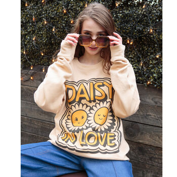 Daisy In Love Women's Slogan Sweatshirt, 5 of 12