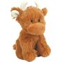 Mini Highland Brown Cow Plush Soft Toy, Gift Boxed, thumbnail 1 of 11