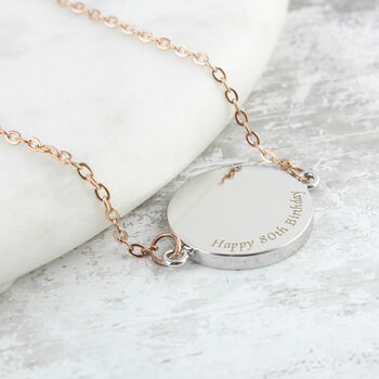 Personalised 80th Birthday Sixpence Coin Necklace, 12 of 12