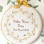 Embroidered Name Hoop Floral, thumbnail 2 of 7