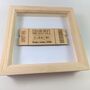 Taylor Swift Eras Tour Personalised Concert Ticket Box Frame Swifties, thumbnail 1 of 12