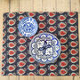 Set Of Two Placemats, Block Printed Handmade In India, thumbnail 1 of 11