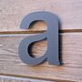 Modern Grey House Numbers 200mm Acrylic Floating, thumbnail 5 of 12