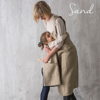 Linen Pinafore Apron For Kids, 10 of 12