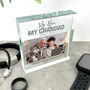Personalised Memorial Bold Text Photo Crystal Token, thumbnail 4 of 6