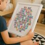 'Thoughtful Kind Sweet Strong' Watercolour Print, thumbnail 1 of 5
