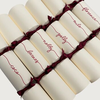 Personalised Handwritten Ivory Crackers, 7 of 7