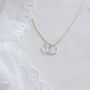 Dainty Circle Sterling Silver Necklace, Gift For Her, thumbnail 11 of 12