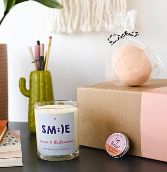 'Smile' Candle Gift Set, 5 of 6