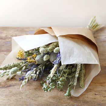 English Countryside Dried Flower Bouquet, 4 of 8