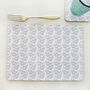 Set Of Four Dove Grey Cow Parsley Placemats, thumbnail 3 of 4