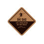 Square Cork Coaster 'Ski Dad' | Homeware | Tableware | Ski | Skiing Accessory | Mountains, thumbnail 2 of 2