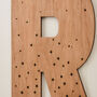 Large Wooden Personalised Initial Advent Calendar, thumbnail 4 of 6