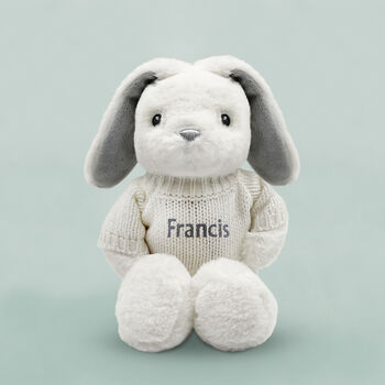 Personalised Baby Bunny With Jumper, 3 of 5