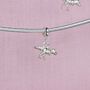 Sterling Silver Tyrannosaurus Rex Charm, thumbnail 7 of 8