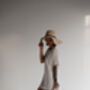 Personalised Wide Brimmed Sun Hat, thumbnail 6 of 7