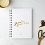 You've Got This Hardback Personalised Notebook, thumbnail 4 of 8