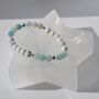 Anxiety Amazonite And White Howlite Crystal Diffuser Bracelet With Essential Oils Gift, thumbnail 5 of 7