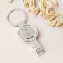 60th Birthday 1966 Sixpence Bottle Opener Keyring, thumbnail 2 of 7