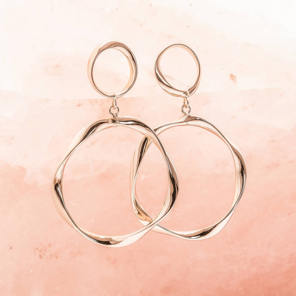 Double Hoop Chandelier Earrings By Loel & Co.