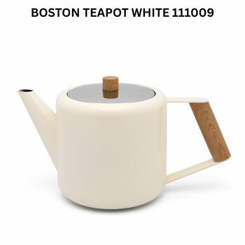 Double Wall Teapot Boston 1100 L Steel Filter, 2 of 7