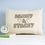Personalised Couples Name Cushion Gift, thumbnail 6 of 11